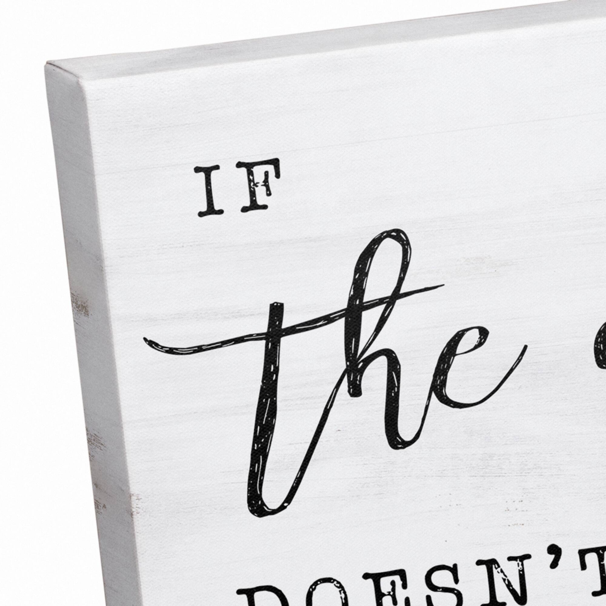 If The Dog Doesn't Like You, We Probably Won't Either Canvas Wall Art